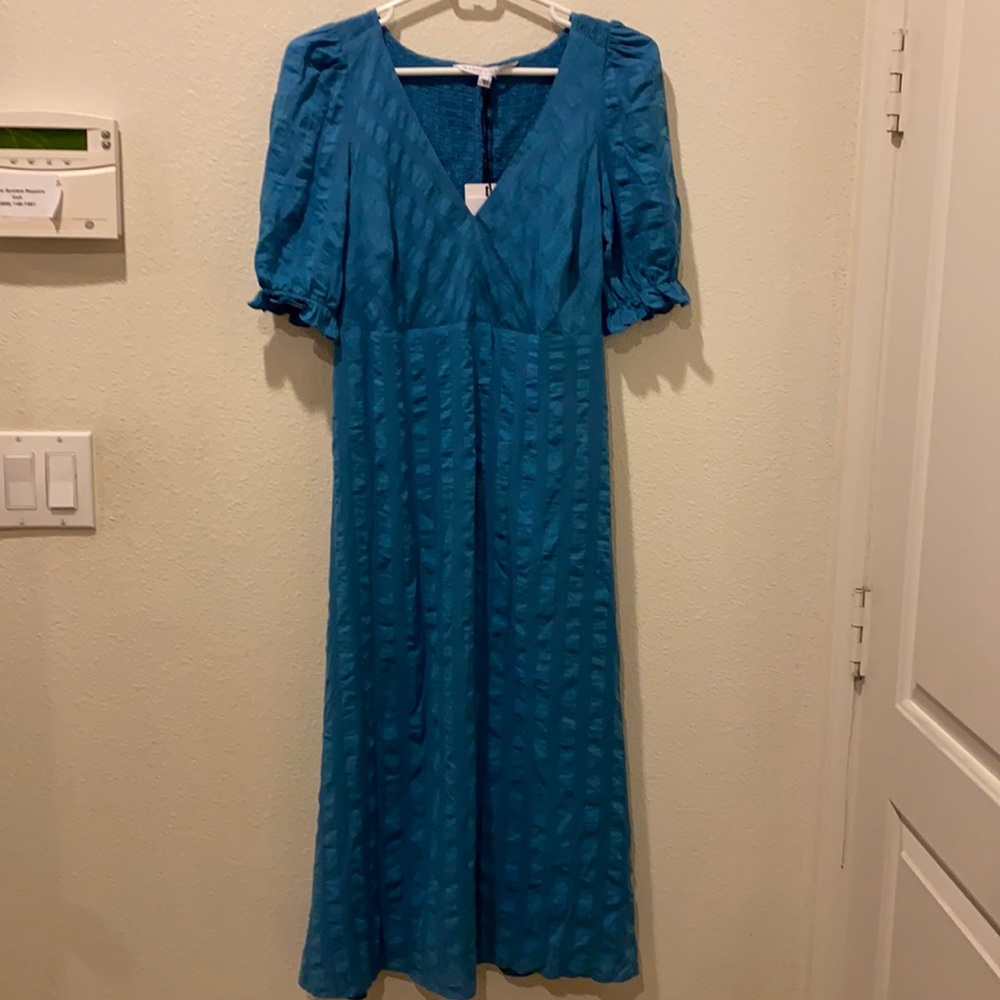 The nines by Hatch maternity dress size xs blue NWT